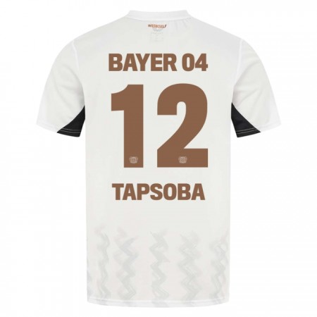 Camiseta de fútbol Bayer 04 Leverkusen Edmond Tapsoba 12 2ª equipación 2024-25
